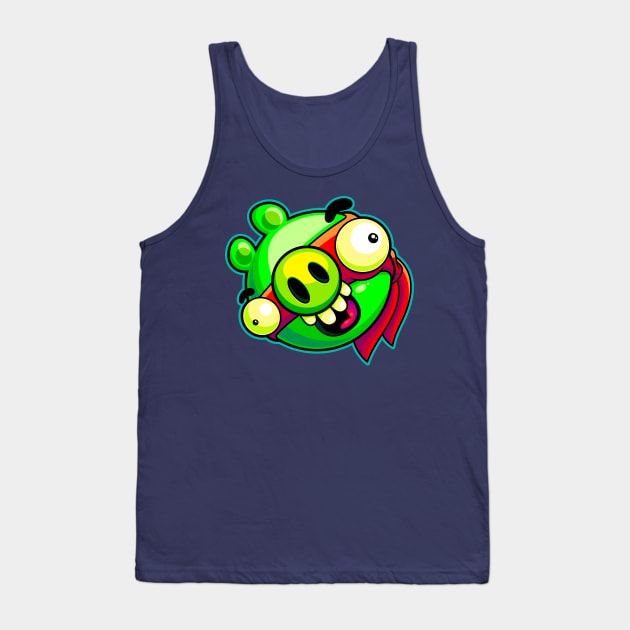 Ninja Pork (Raph) Tank Top by ArtisticDyslexia